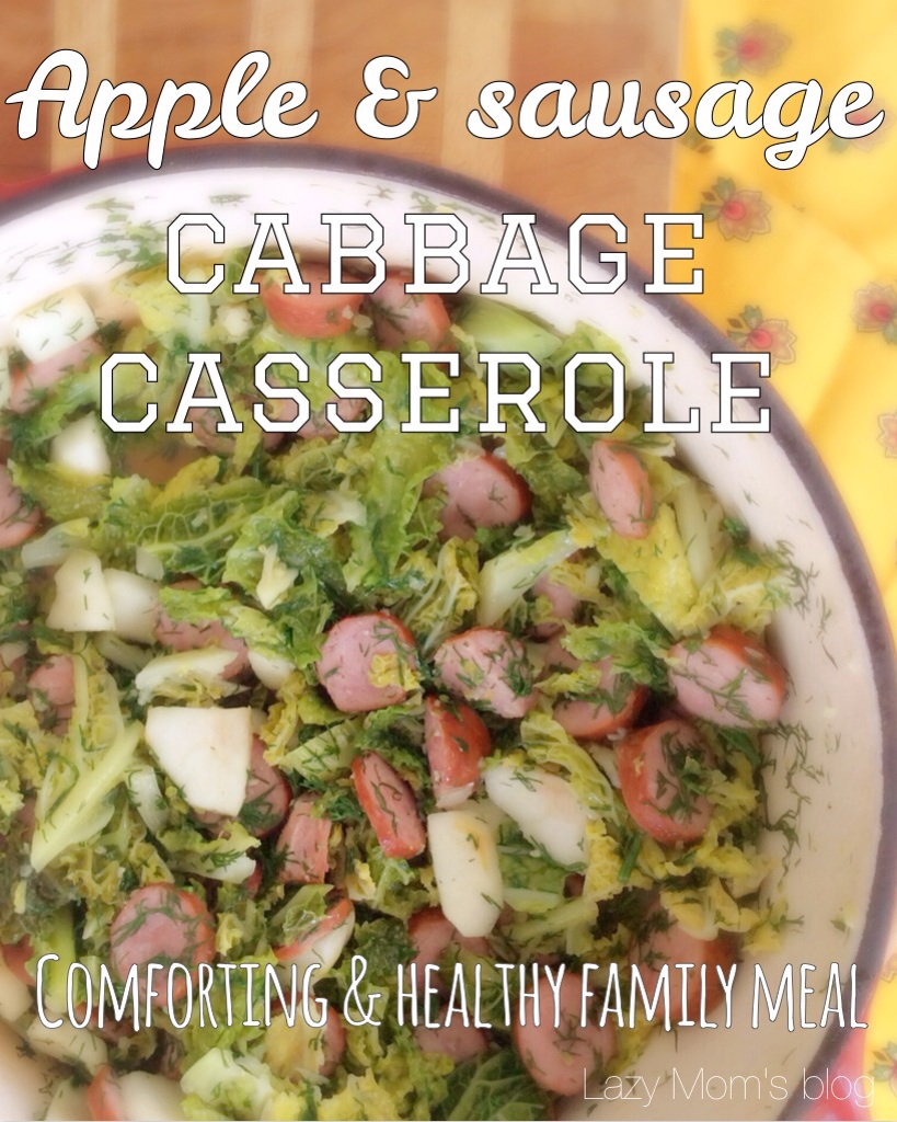 Cabbage and sausage casserole 