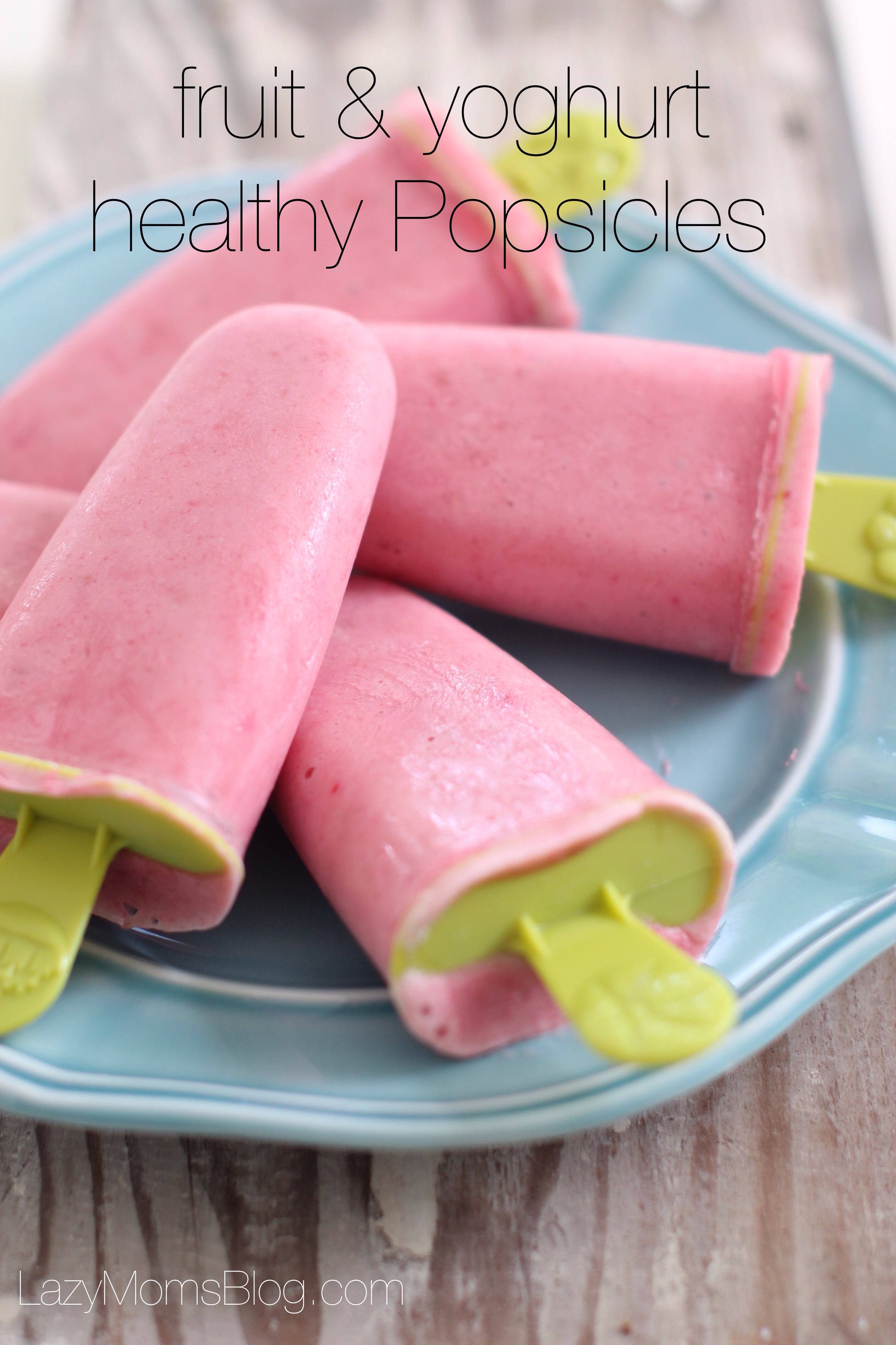 Fruit & yoghurt healthy Popsicles