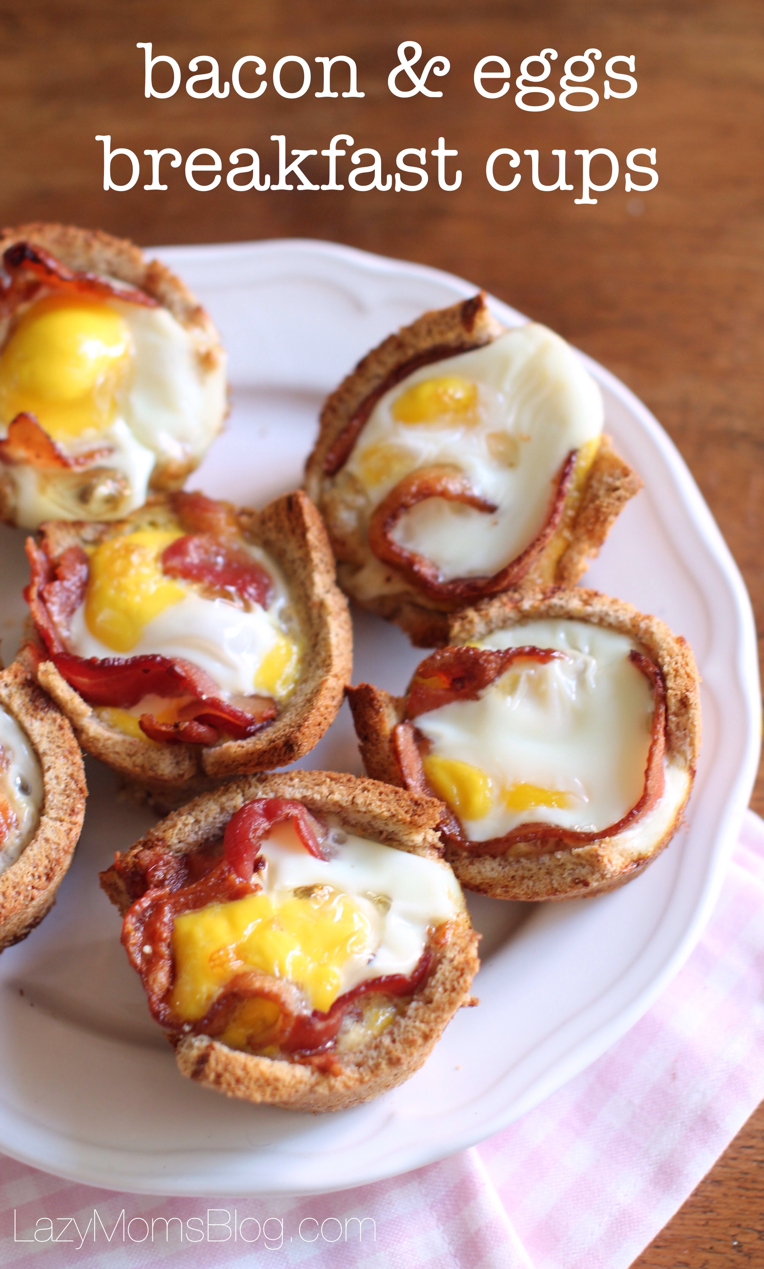 Bacon and eggs cups 