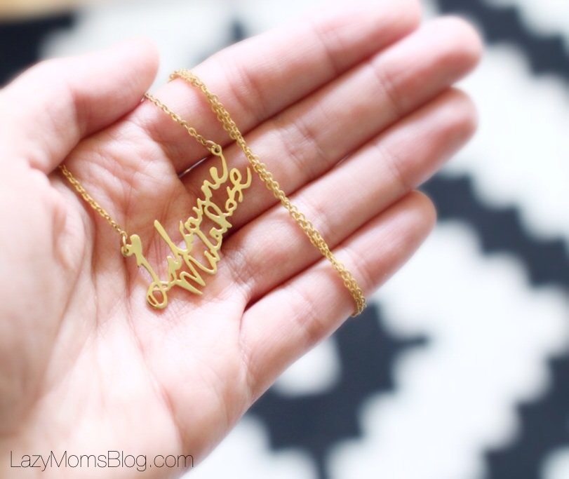 Personalized necklace 