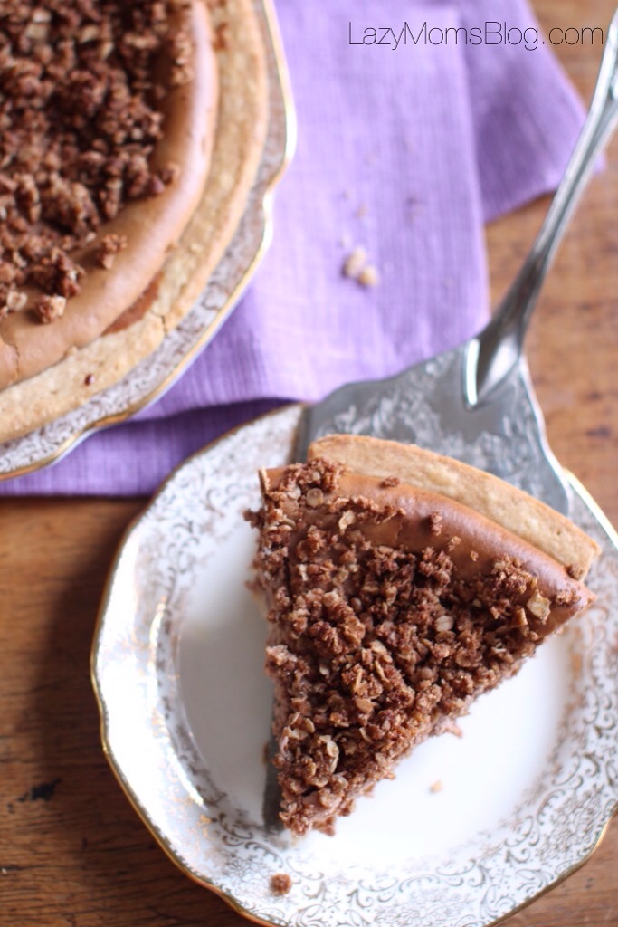 This easy to make chocolate cheesecake crumble, is so delicious !