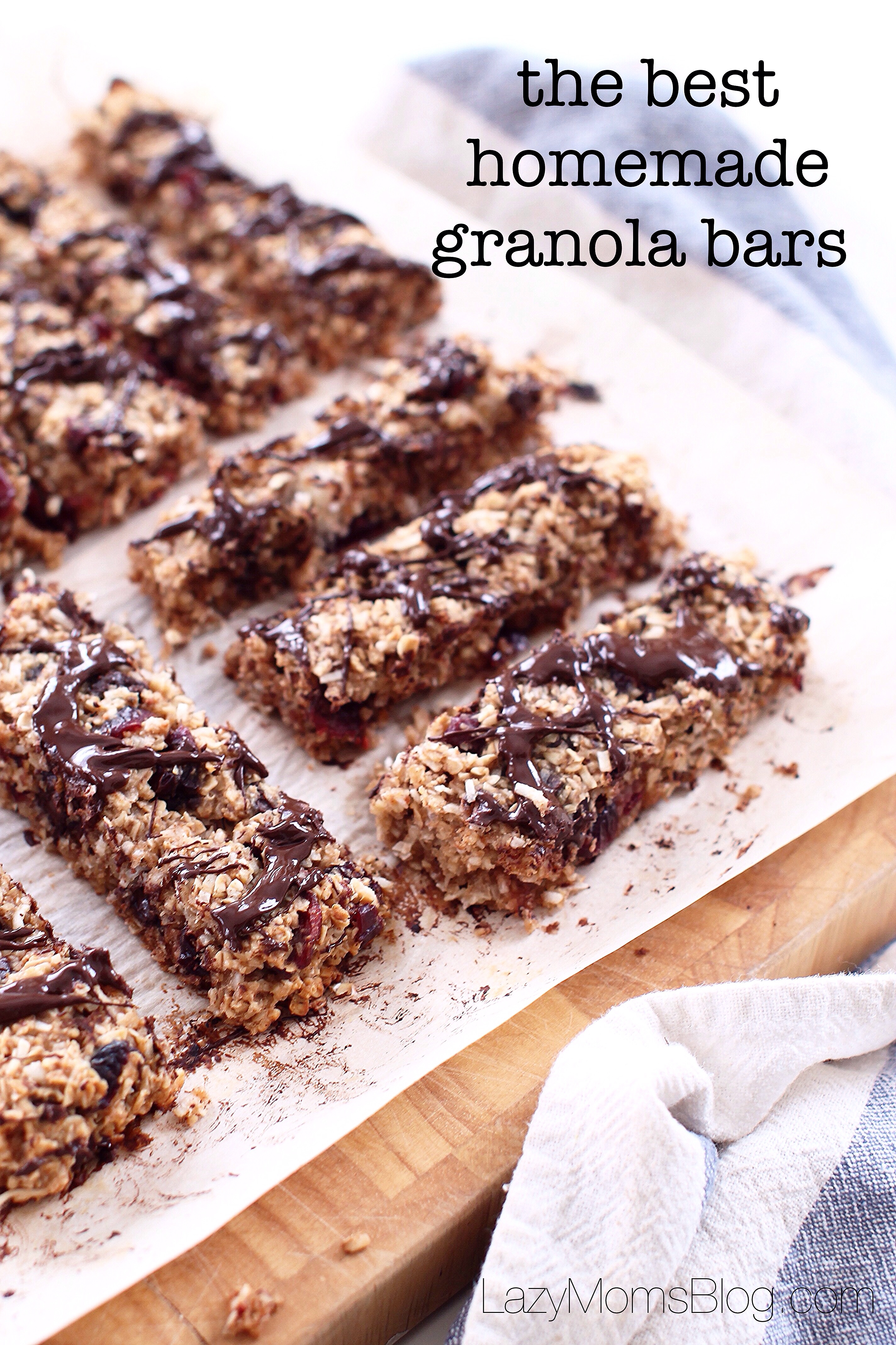 Best home-made granola bars ! Chewy, full of flavour, and healthy! 
