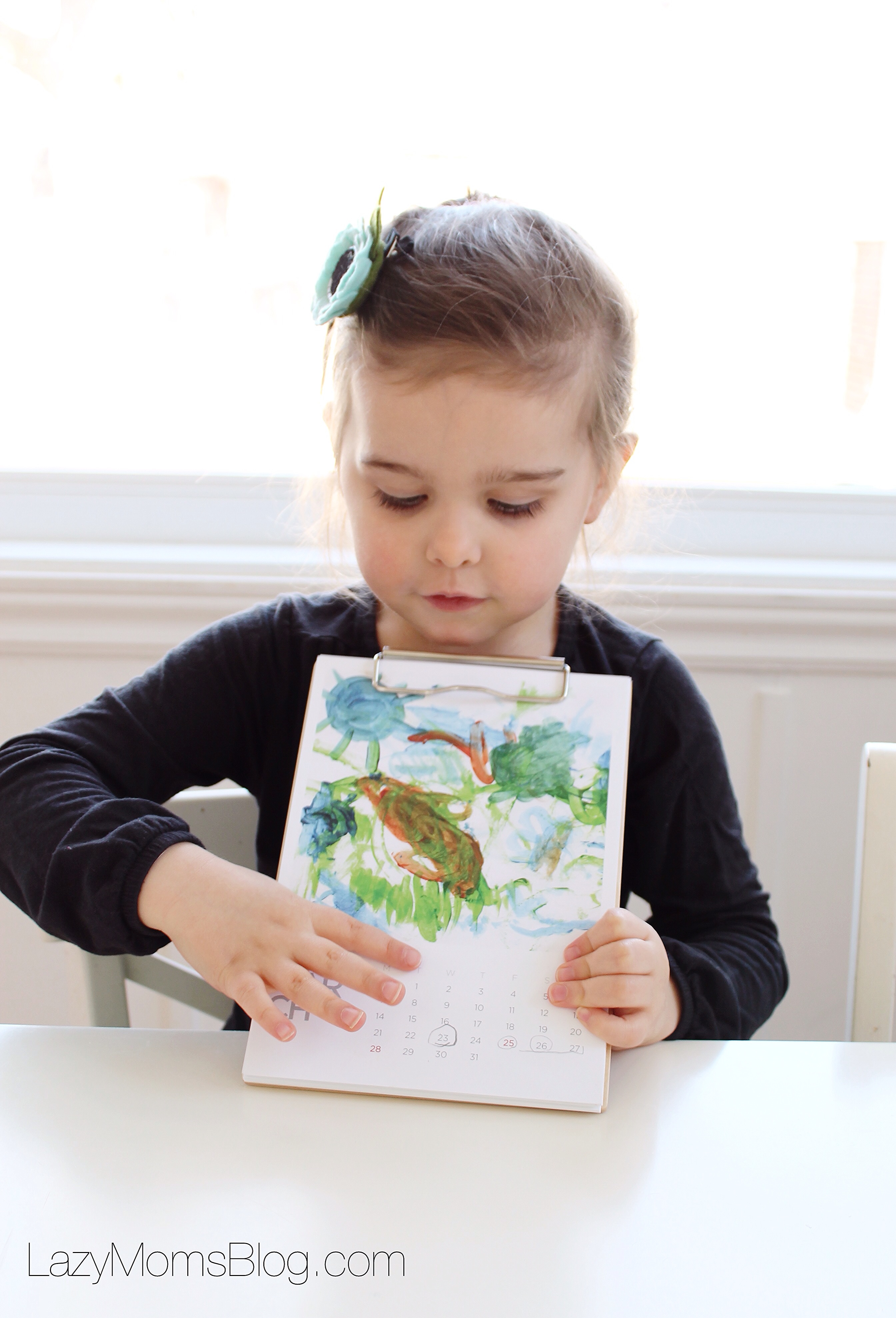 Teach kids about the months of the year with art #preschool