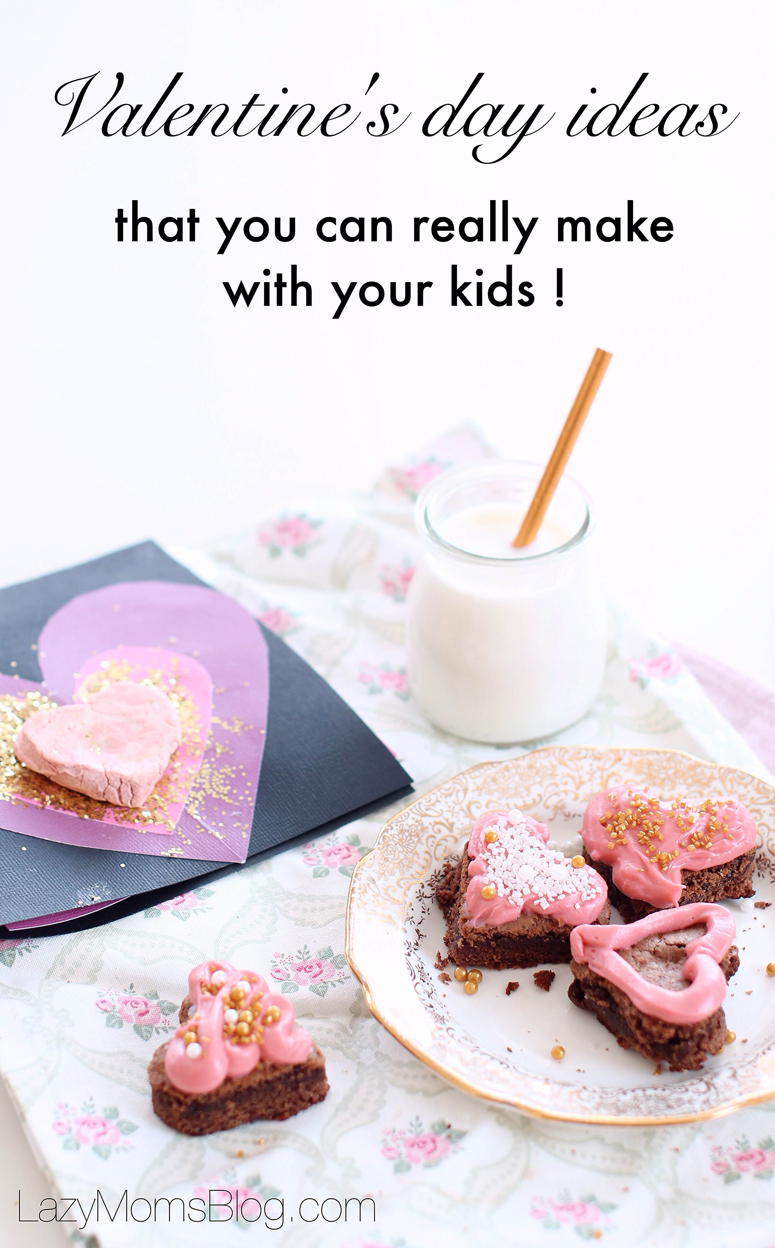 Valentine's day ideas that you can really make with your kids: toddlers and preschoolers! Easy a valentine,s card tutorial and other doable ideas! , 