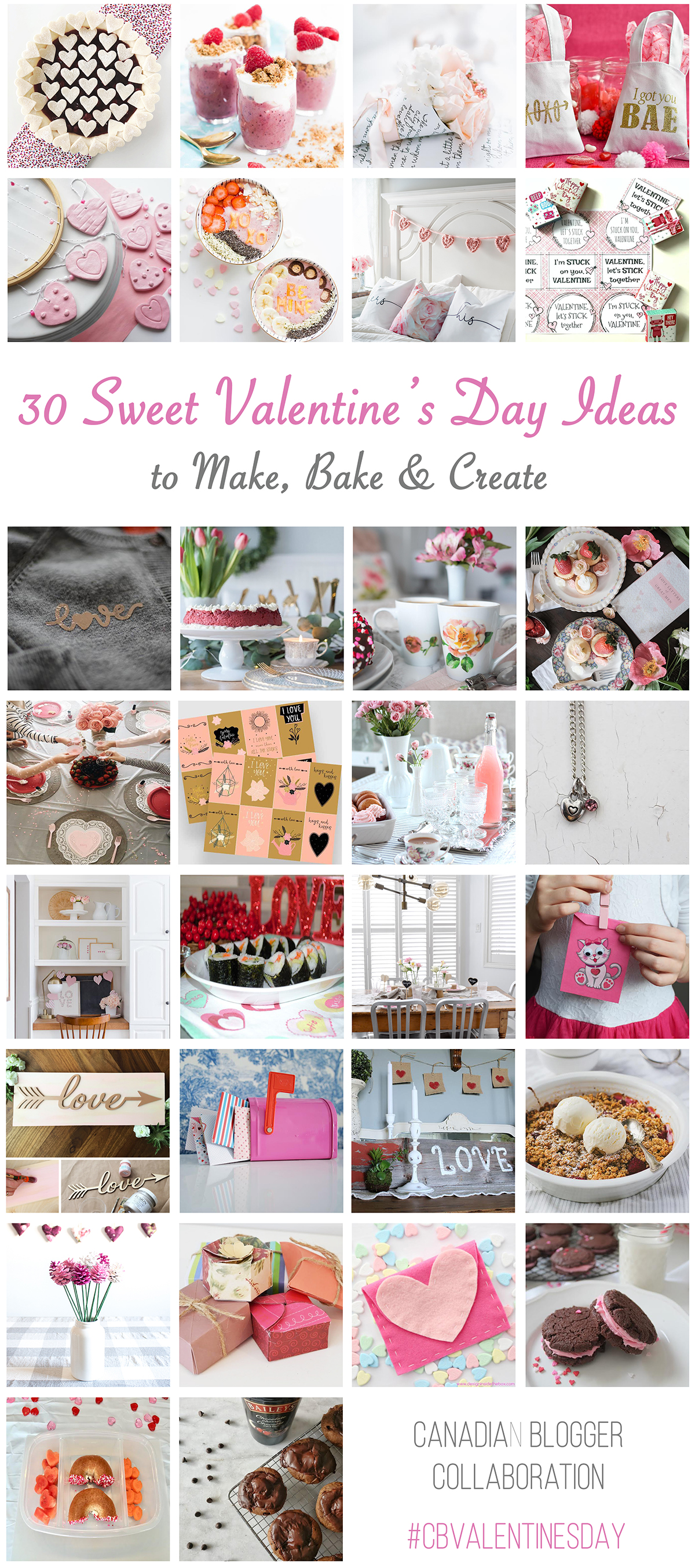 30 Valentine's Day Ideas to Make, Bake and Create