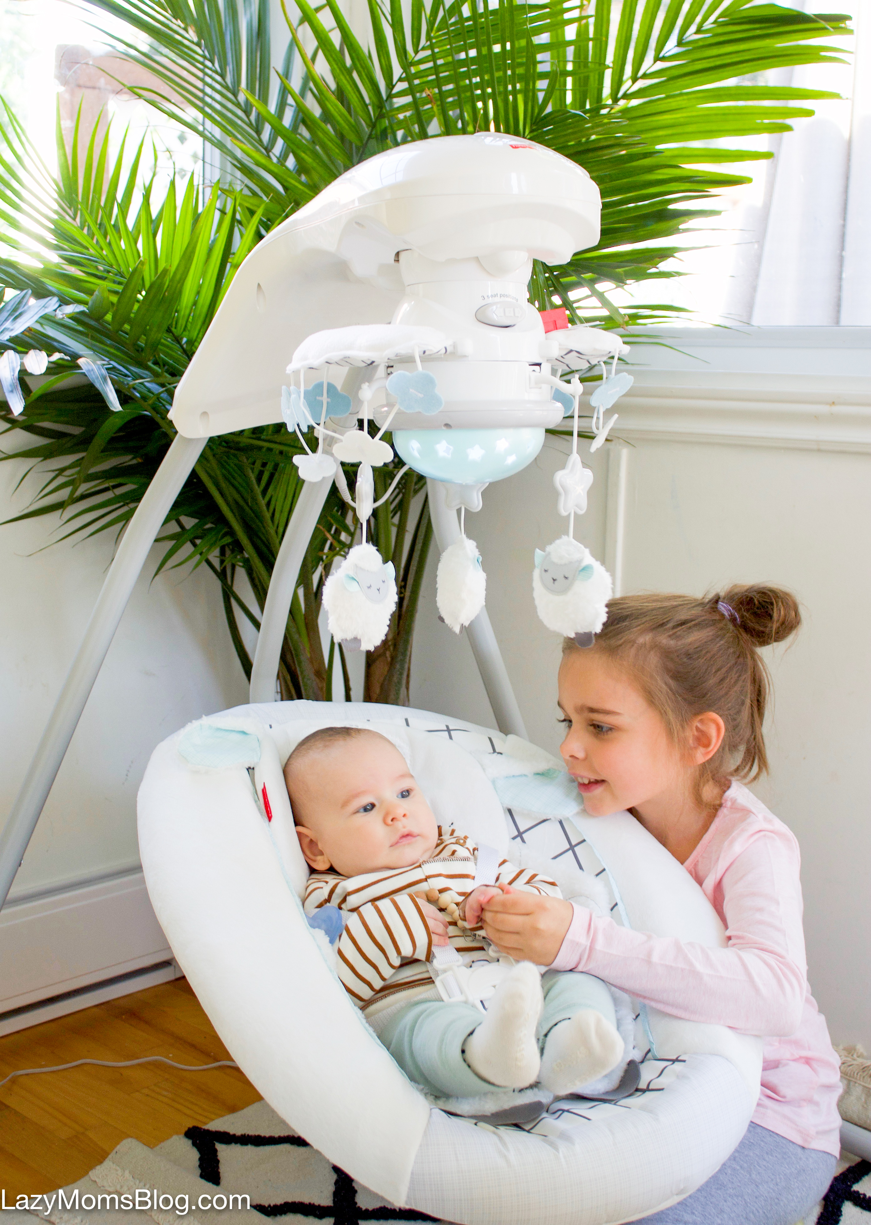I got this Sweet Little Lamb Cradle n Swing from BABIES R US Canada, and it has completely changed my day routine. I can plan things, I can do things, and I have time to finish them - all while being a stay at home mom. Simply because my baby sleeps and stays asleep!